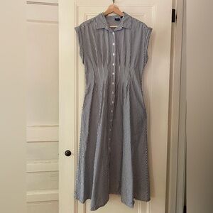 GAP Poplin Midi Shirtdress
